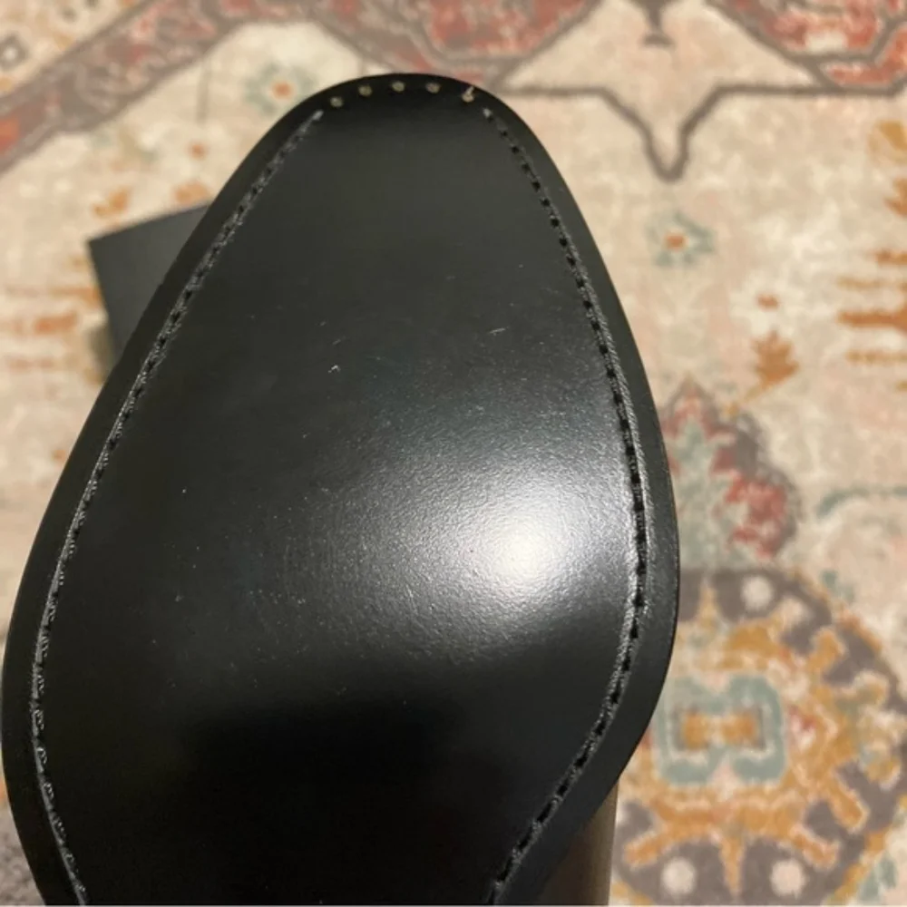 Saint Laurent Wyatt Short Strap Studded Boot - Picture 6 of 14